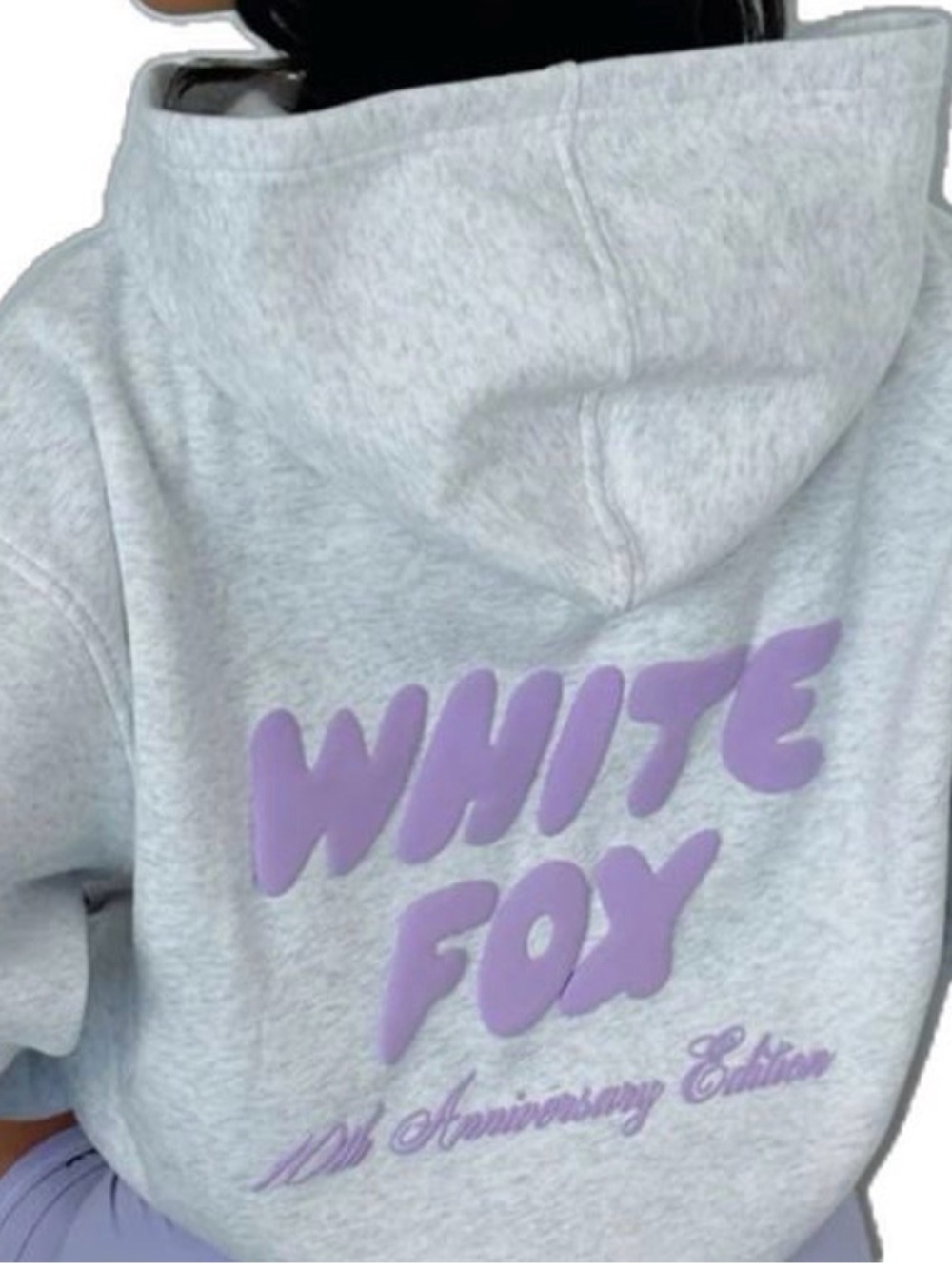 White Fox hoodie 10th anniversary edition